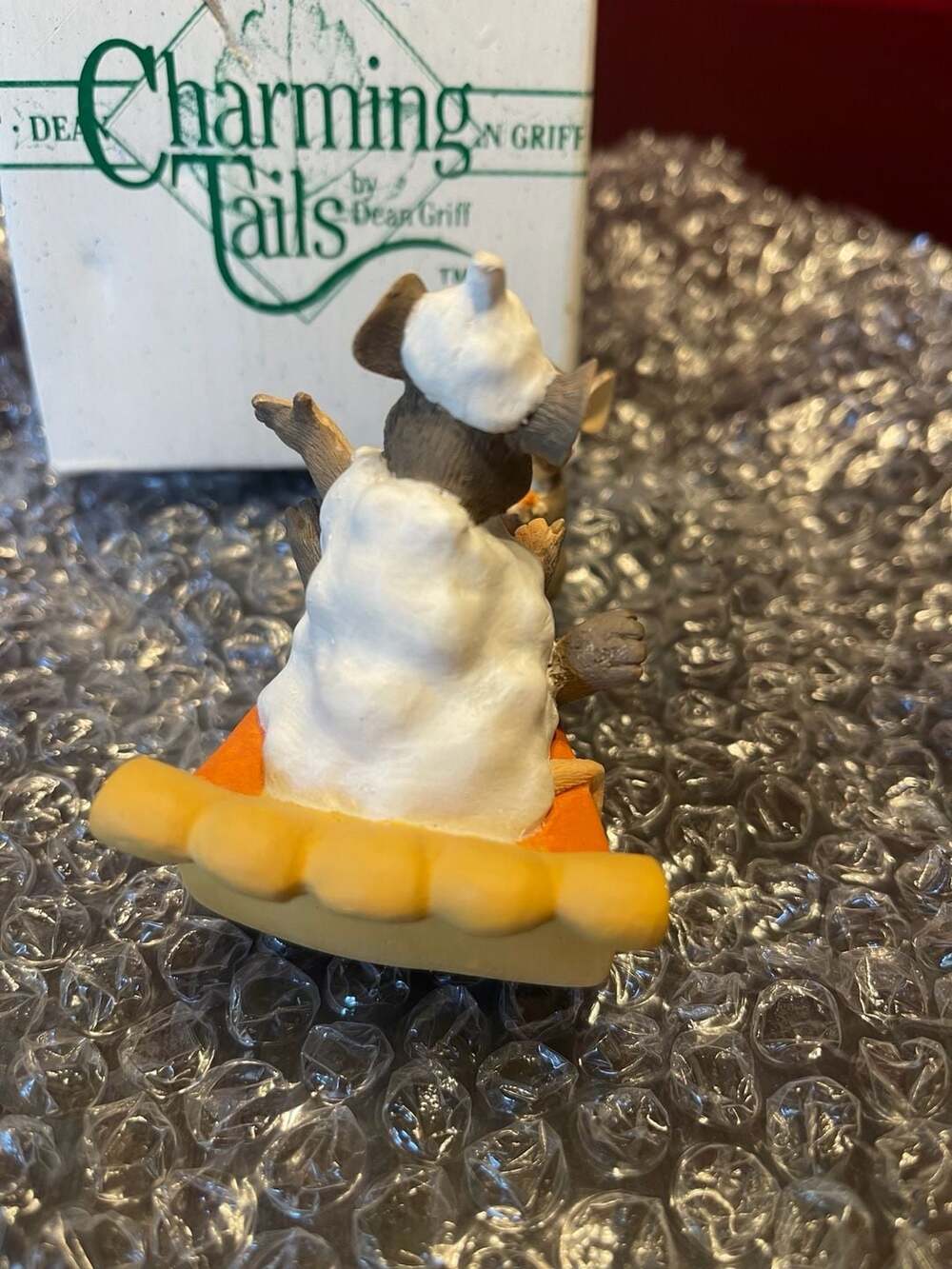 Charming Tails by Dean Griff Pumpkin Pie Mouse Figurine 85606